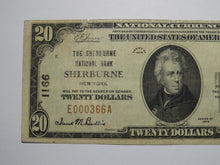 Load image into Gallery viewer, $20 1929 Sherburne New York NY National Currency Bank Note Bill Ch. #1166 VF