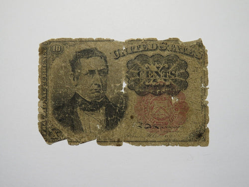 1874 $.10 Fifth Issue Fractional Currency Obsolete Bank Note Bill Filler!
