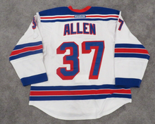 Load image into Gallery viewer, 2013-14 Conor Allen New York Rangers NHL Debut Game Used Worn Hockey Jersey