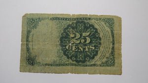 1874 $.25 Fifth Issue Fractional Currency Obsolete Bank Note Bill 5th Filler
