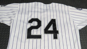 1993 Jerald Clark Colorado Rockies Inaugural Year Game Used Worn Baseball Jersey