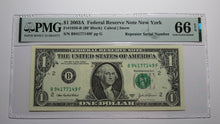 Load image into Gallery viewer, $1 2003 Repeater Serial Number Federal Reserve Currency Bank Note Bill PMG UNC66