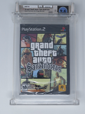 Grand Theft Auto San Andreas Sony Playstation 2 Factory Sealed Video Game WATA