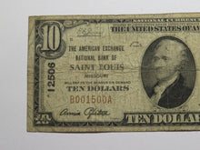 Load image into Gallery viewer, $10 1929 Saint Louis Missouri MO National Currency Bank Note Bill! Ch #12506 St.