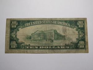 $10 1929 New York City NY National Currency Note Federal Reserve Bank Note Bill