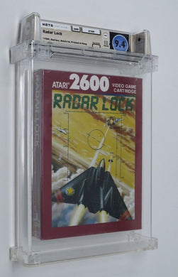 New Radar Lock Atari 2600 Sealed Video Game Wata Graded 9.4 A+ Seal! 1989