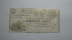 $.10 1852 Jordanville New York NY Obsolete Currency Bank Note Bill P.P Hyde CU