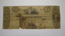 Load image into Gallery viewer, $1 1824 Trenton New Jersey NJ Obsolete Currency Bank Note Bill State Bank