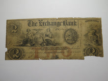 Load image into Gallery viewer, $2 1852 Murfreesboro Tennessee TN Obsolete Currency Note Bill -The Exchange Bank
