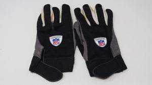 2007 David Barrett New York Jets Game Used Worn NFL Football Gloves! Arkansas
