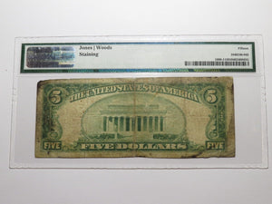 $5 1929 Atlantic City New Jersey NJ National Currency Bank Note Bill #3621 RARE