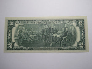 $2 1976 Overinking of Seal Error Federal Reserve Bank Note Currency Bill UNC+++