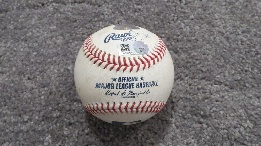 May 9, 2019 New York Yankees Vs. Seattle Mariners Game Used MLB Baseball