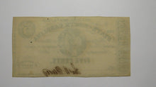 Load image into Gallery viewer, $.05 1863 Raleigh North Carolina Obsolete Currency Bank Note Bill State of NC XF
