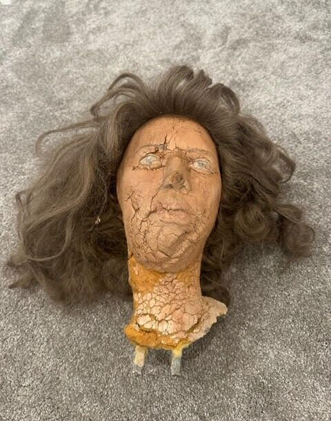 1997 Titanic Screen Used Authentic Movie Prop Dummy Head! Planet Hollywood COA