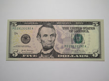 Load image into Gallery viewer, $5 2017 Radar Serial Number Federal Reserve Currency Bank Note Bill #29133192