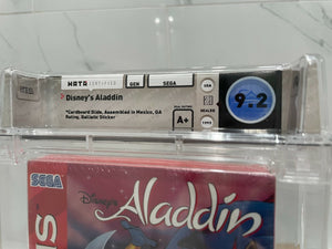 Disney's Aladdin Sega Genesis Factory Sealed Video Game Wata 9.2 Graded A+ Seal
