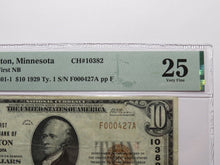 Load image into Gallery viewer, $10 1929 Ironton Minnesota MN National Currency Bank Note Bill Ch. #10382 VF25