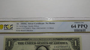 3 $1 1935-G Silver Certificate Currency Bank Notes Consecutive Examples UNC64PPQ