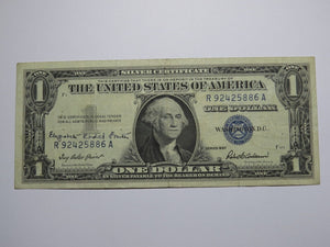 $1 1957 Elizabeth Rudel Smith Courtesy Autographed Signed Silver Certificate