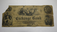 Load image into Gallery viewer, $10 1851 Providence Rhode Island RI Obsolete Currency Bank Note Bill Exchange