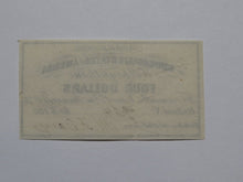 Load image into Gallery viewer, $4 1861 Confederate Bond Coupon Certificate Currency Bank Note Bill UNC