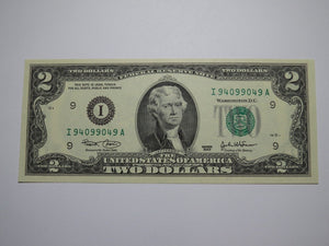 $2 2003 Repeater Serial Number Federal Reserve Currency Bank Note Bill #94099409
