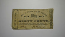 Load image into Gallery viewer, $.60 1862 Richmond Virginia Obsolete Currency Bank Note Bill! State of VA! RARE