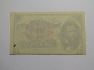 $.10 1870's Poughkeepsie New York Obsolete Currency Note Eastman College