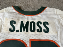 Load image into Gallery viewer, 2005 Sinorice Moss Miami Hurricanes Game Used Worn NCAA Football Jersey Giants