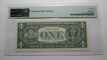 Load image into Gallery viewer, $1 2003 Radar Serial Number Federal Reserve Currency Bank Note Bill PMG UNC66EPQ
