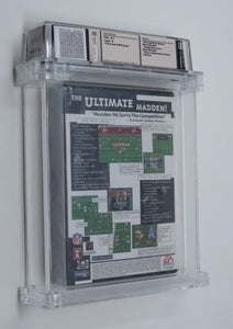 Madden '96 NFL Football Sega Genesis Factory Sealed Video Game Wata Graded 8.5