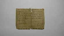 Load image into Gallery viewer, 1760 Five Shillings North Carolina NC Colonial Currency Note Bill! RARE 5s!