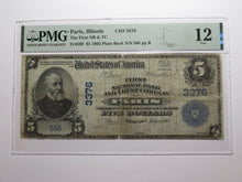 Load image into Gallery viewer, $5 1902 Paris Illinois IL National Currency Bank Note Bill Charter #3376 PMG