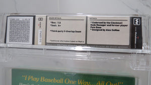 New Pete Rose Baseball by Absolute Atari 2600 Sealed Video Game Wata Graded 7.5!