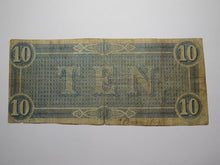 Load image into Gallery viewer, $10 1864 Richmond Virginia VA Confederate Currency Bank Note Bill RARE T68 FINE