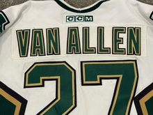 Load image into Gallery viewer, 2000-01 Shaun Van Allen Dallas Stars Game Used Worn NHL Hockey Jersey! Hammered