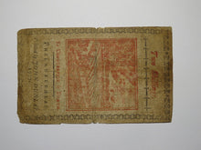 Load image into Gallery viewer, 1777 Two Shillings Pennsylvania PA Colonial Currency Bank Note Bill 2s RARE