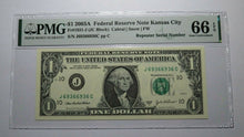 Load image into Gallery viewer, $1 2003 Repeater Serial Number Federal Reserve Currency Bank Note Bill PMG UNC66