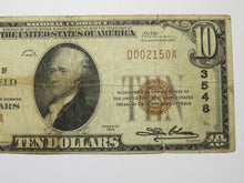Load image into Gallery viewer, $10 1929 Springfield Illinois IL National Currency Bank Note Bill Ch. #9174 GOOD