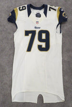 Load image into Gallery viewer, 2014 Greg Robinson St. Louis Rams Game Used Worn NFL  Football Jersey Auburn