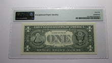 Load image into Gallery viewer, $1 1995 Radar Serial Number Federal Reserve Currency Bank Note Bill PMG UNC66EPQ