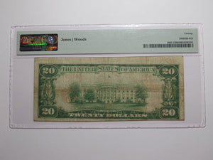 $20 1929 Dillonvale Ohio OH National Currency Bank Note Bill Charter #5618 VF20