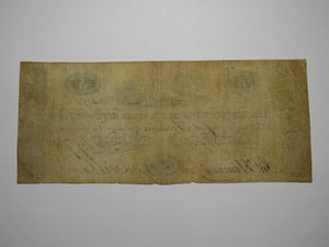 $5 1828 New York City New York Obsolete Currency Bank Note Bill Mechanics Bank