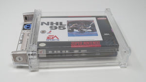 NHL '95 Hockey Super Nintendo Factory Sealed Video Game Wata Graded 8.5 A+ NHL