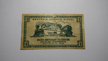 Load image into Gallery viewer, $.05 1939 Staples Minnesota MN Obsolete Currency Note! Souvenir Wooden Nickel