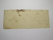 Load image into Gallery viewer, 1793 Philadelphia Pennsylvania Colonial Currency Bank Check!  Old Note Bill $600