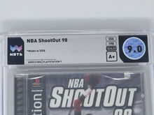 Load image into Gallery viewer, NBA Shootout &#39;98 Sony Playstation Factory Sealed Video Game! Wata 9.0 A+ 1998!