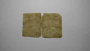 1771 2 Shillings 6 Pence North Carolina NC Colonial Currency Bank Note Bill 2s6d