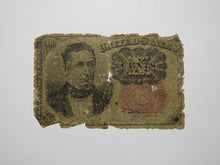 Load image into Gallery viewer, 1874 $.10 Fifth Issue Fractional Currency Obsolete Bank Note Bill Filler!